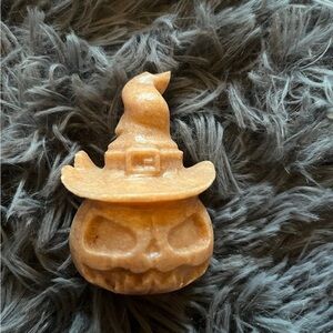 Calcite pumpkin crystal